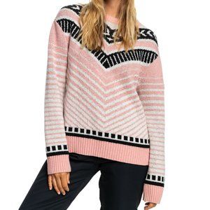 NWT Roxy Sweater Cozy Sound - Technical Jumper for Women Women's Crew Neck Top